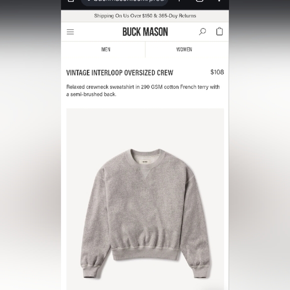 Buck Mason Gray Sweatshirt and Sweatpants Set - Picture 10 of 13